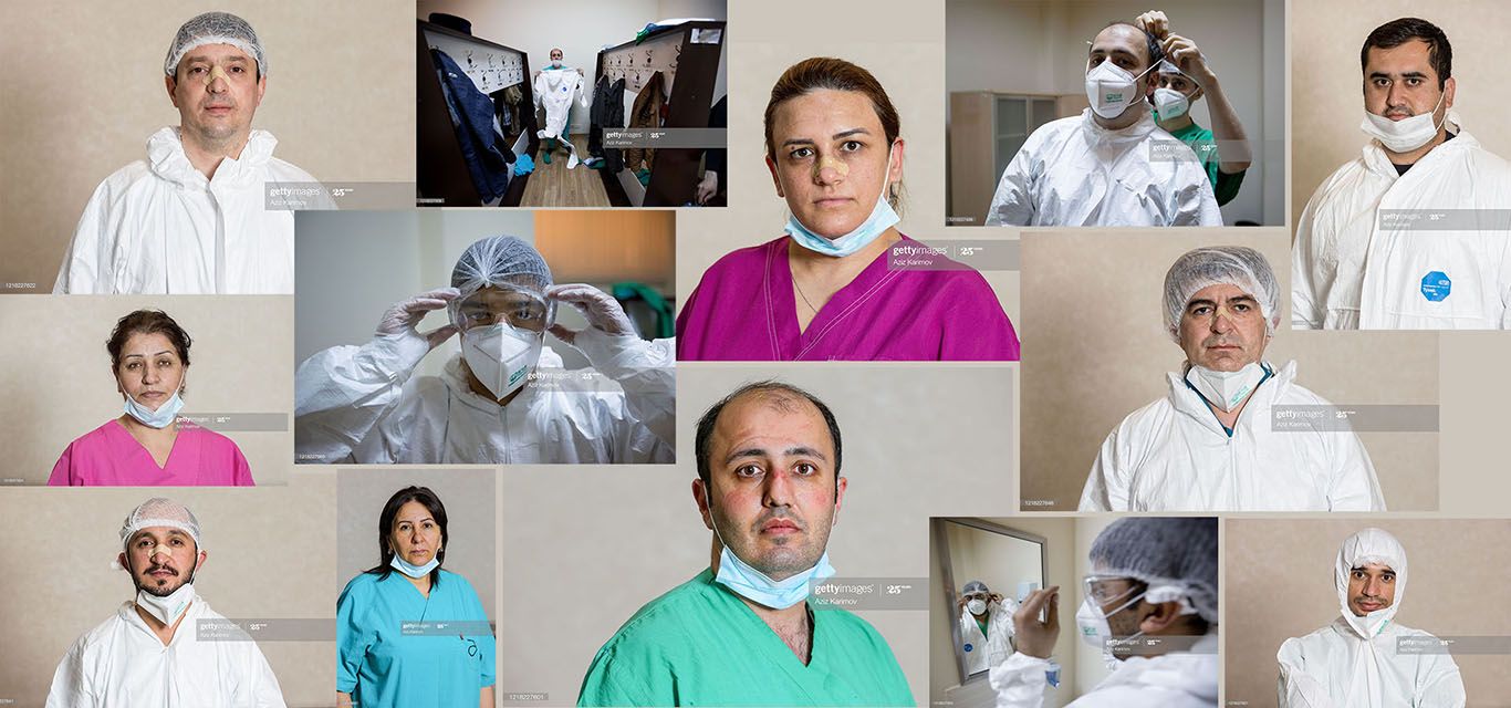 Koronavirusla mübarizə aparan həkimlərimiz – FOTO