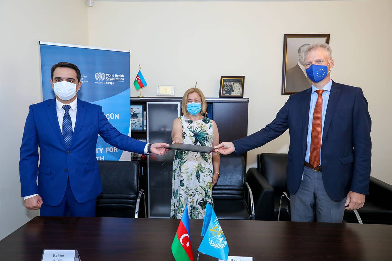 Avropa İttifaqı və Ümumdünya Səhiyyə Təşkilatı COVID-19-lu pasiyentlərin tibbi ləvazimatlarla təmin olunmasına dəstək göstərir