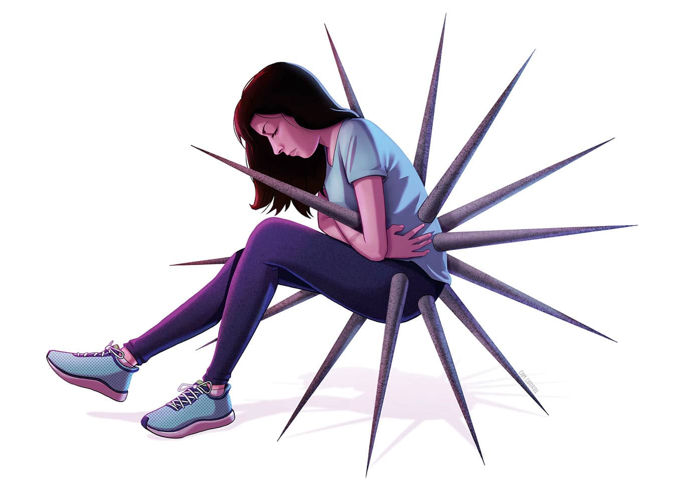 Kəskin qarın ağrısı