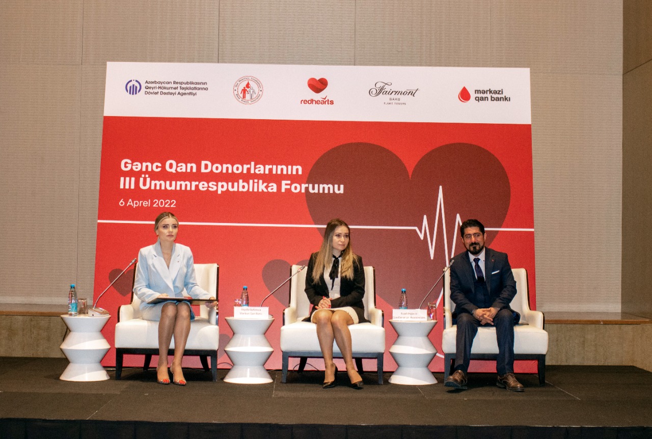 Gənc Qan Donorlarının III Ümumrespublika Forumu keçirildi