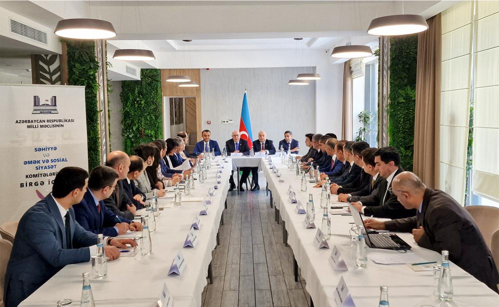 Milli Məclisin Səhiyyə və Əmək və sosial siyasət komitələrinin Şuşada birgə dinləməsi keçirilib