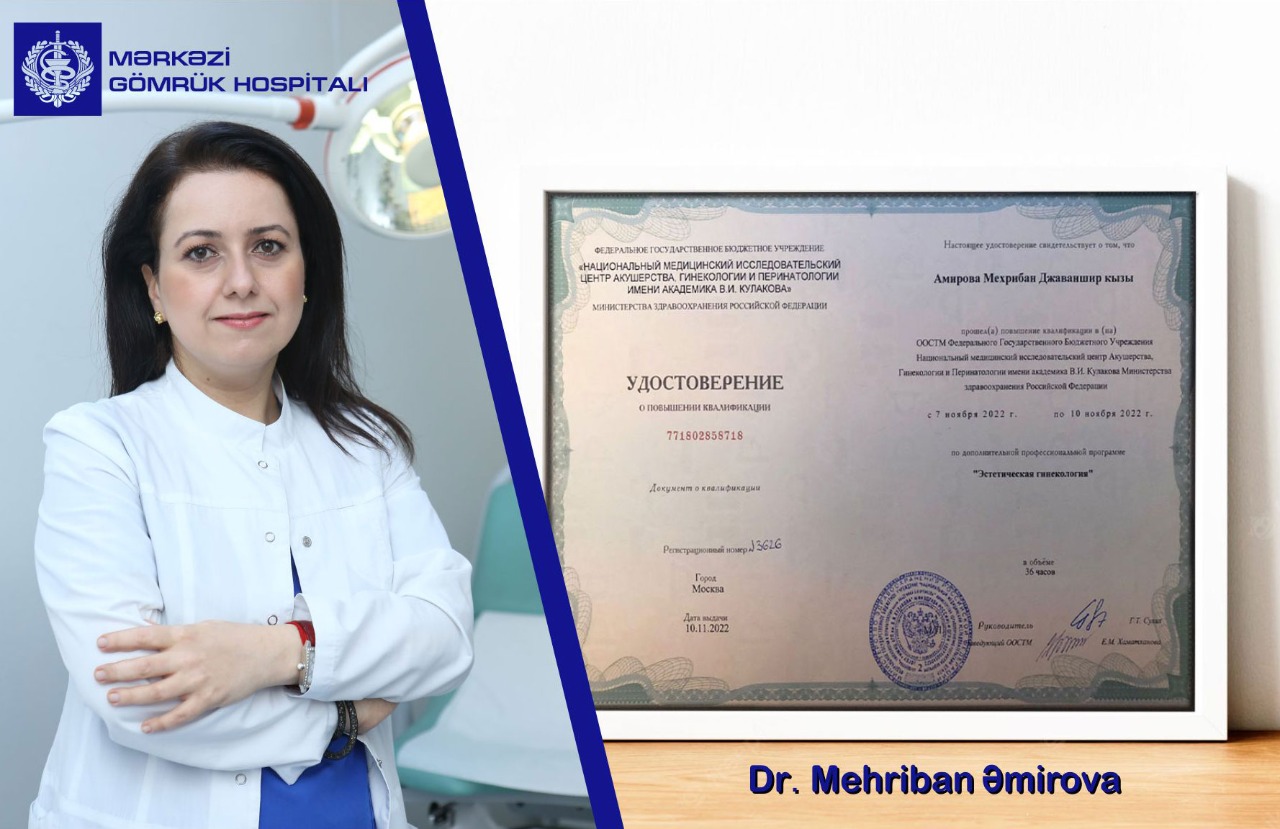 Dr. Mehriban Əmirova Moskva şəhərində təlim kursunda iştirak edib
