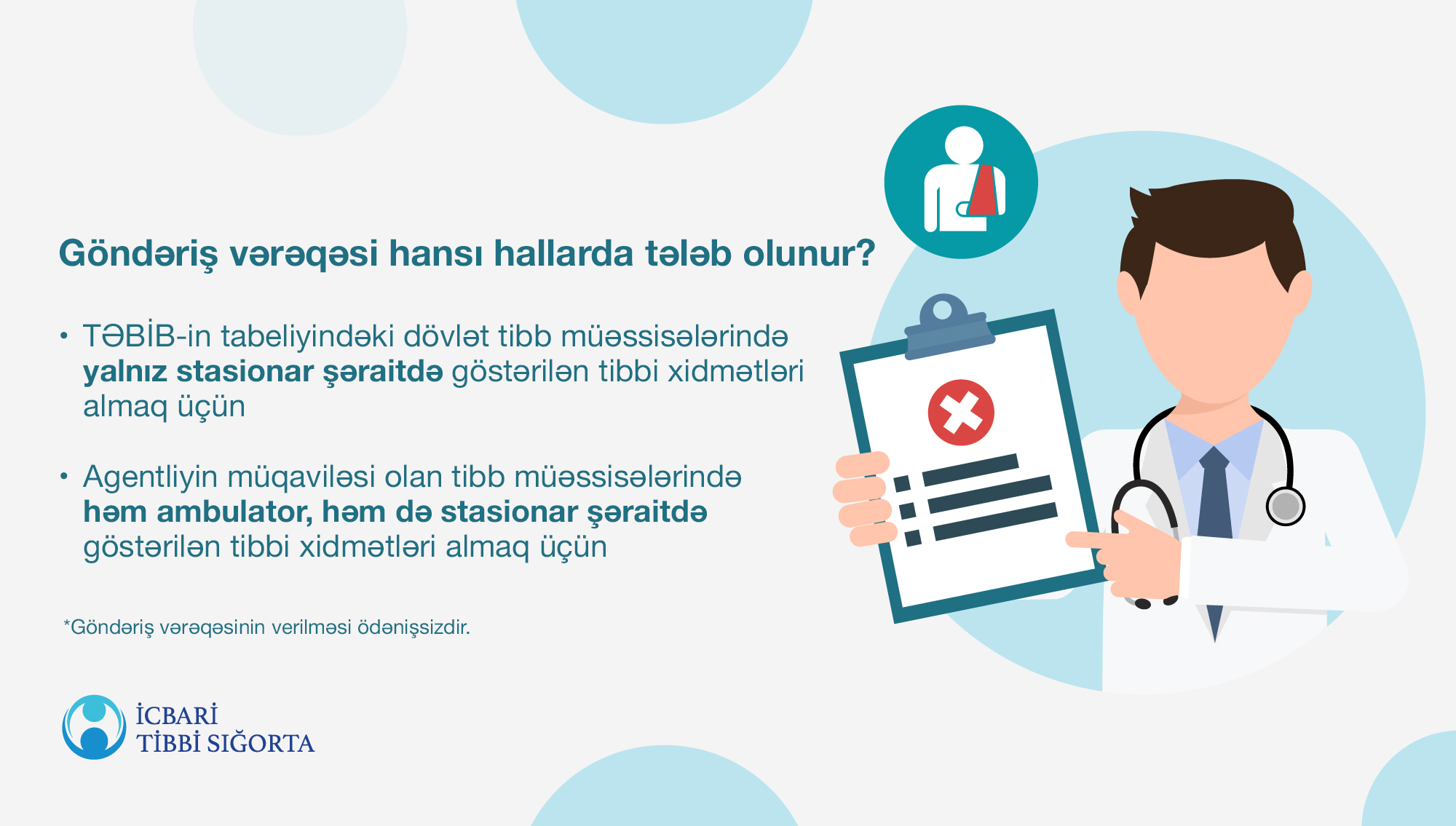 Agentlik vətəndaşları göndəriş vərəqəsi barədə məlumatlı olmağa çağırır