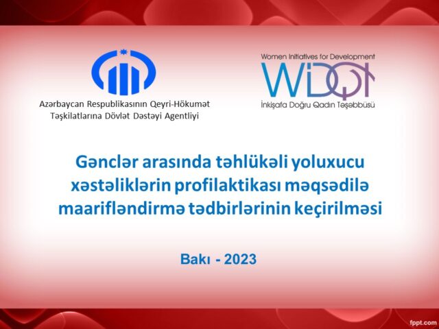 Gənclər arasında təhlükəli yoluxucu xəstəliklərin profilaktikası məqsədilə ictimai maarifləndirmə tədbirləri keçiriləcək