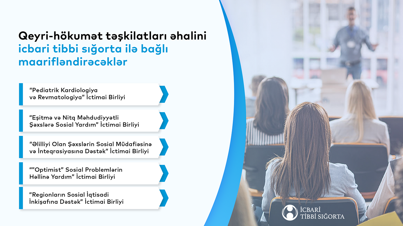 “İcbari tibbi sığorta haqqında əhalinin maarifləndirilməsi” layihəsinin qalibləri elan edilib