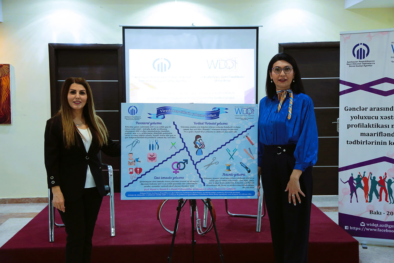 “İnkişafa Doğru Qadın Təşəbbüsü” İctimai Birliyi Xəzər Gənclər Evində “Sağlam gənclik – sağlam gələcək!” devizi altında son tədbirini keçirib