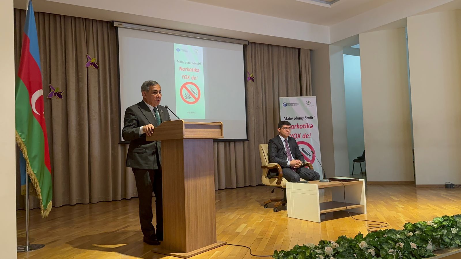 “Məhv olmuş ömür. Narkotikə YOX de!” layihəsi çərçivəsində eyniadlı qısametrajlı filmin təqdimatı keçirilmişdir