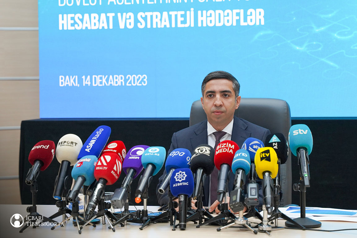 İcbari Tibbi Sığorta üzrə Dövlət Agentliyi mətbuat konfransı keçirib