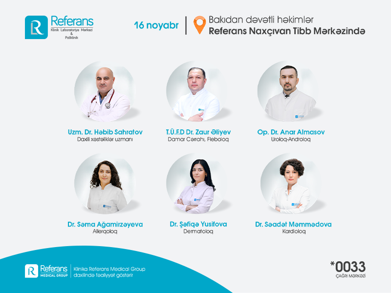 Referansdan Naxçıvan sakinlərinə sağlam xəbər – Bakıdan dəvətli həkimlər Naxçıvanda