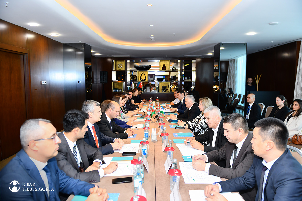 Özbəkistanın Sosial Tibbi Sığorta Fondunun nümayəndə heyəti Azərbaycana səfər edib