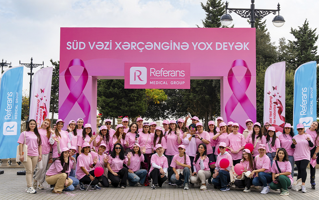 “Çəhrayı oktyabr – Süd vəzi xərçəngi ilə mübarizə ayı” çərçivəsində növbəti aksiya – Fotolar