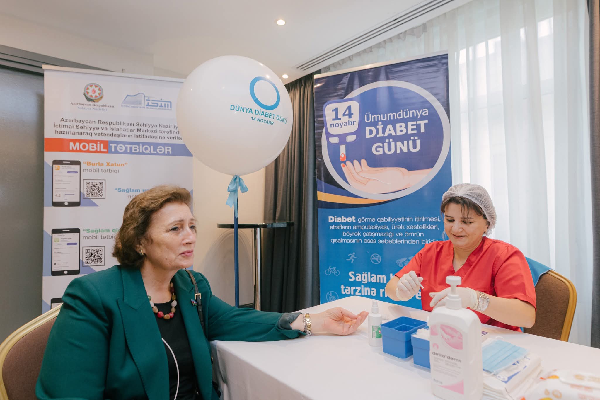 14 Noyabr Ümumdünya Diabet Gününə həsr olunan tədbir keçirilib