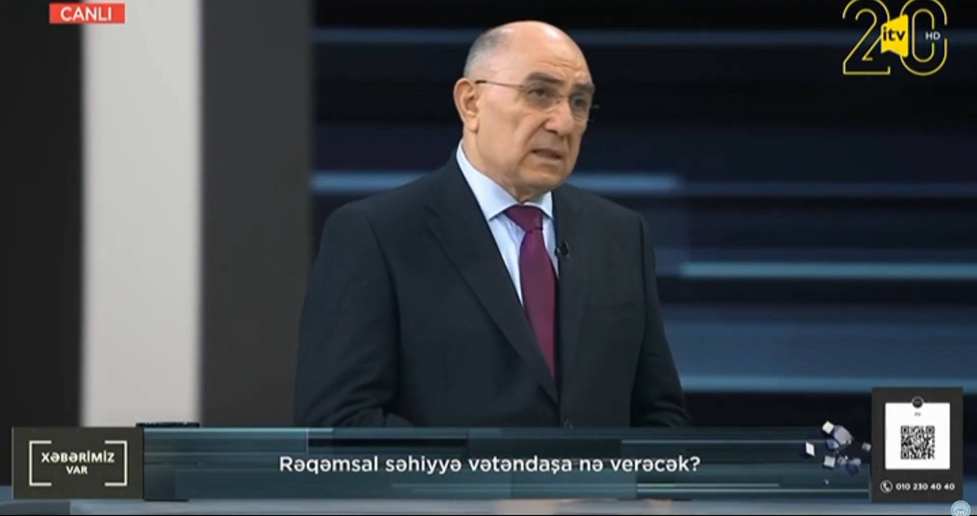 Akademik Rasim Əliquliyev İTV-nin “Xəbərimiz var” proqramının qonağı olub. Rəqəmsal səhiyyə vətəndaşa nə verəcək? – VİDEO