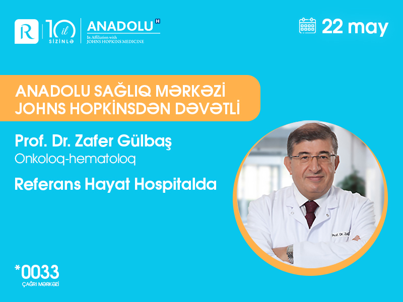 Türkiyənin dünyaca məşhur onkoloq-hematoloqu Bakıya gəlir