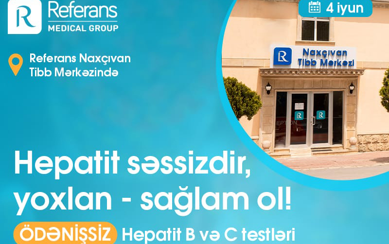 Naxçıvanda ödənişsiz hepatit skrininq aksiyası keçiriləcək